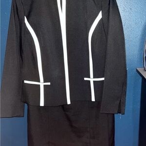 Evan Picone Black blazer and matching dress